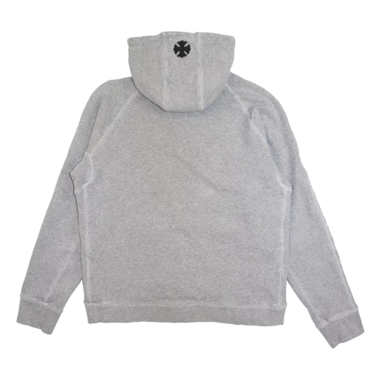 Leather Patch Fuck You Hoodie by Chrome Hearts