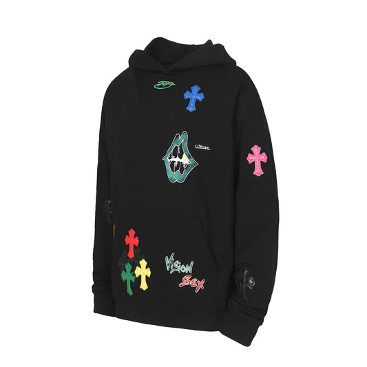 Multicolor Hoodie Black by Chrome Hearts