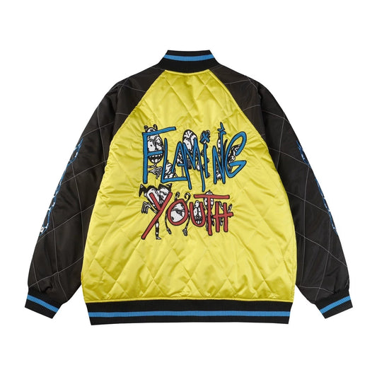Flaming Youth Varsity Jacket by Chrome Hearts