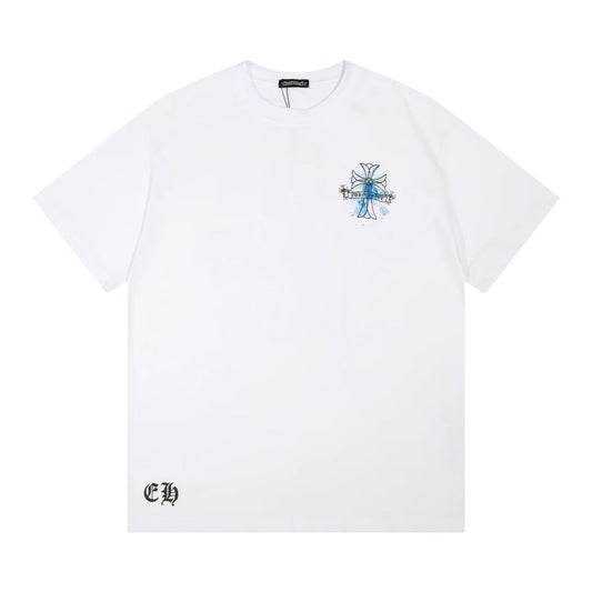 Furo Pryce Cross Tee White by Chrome Hearts