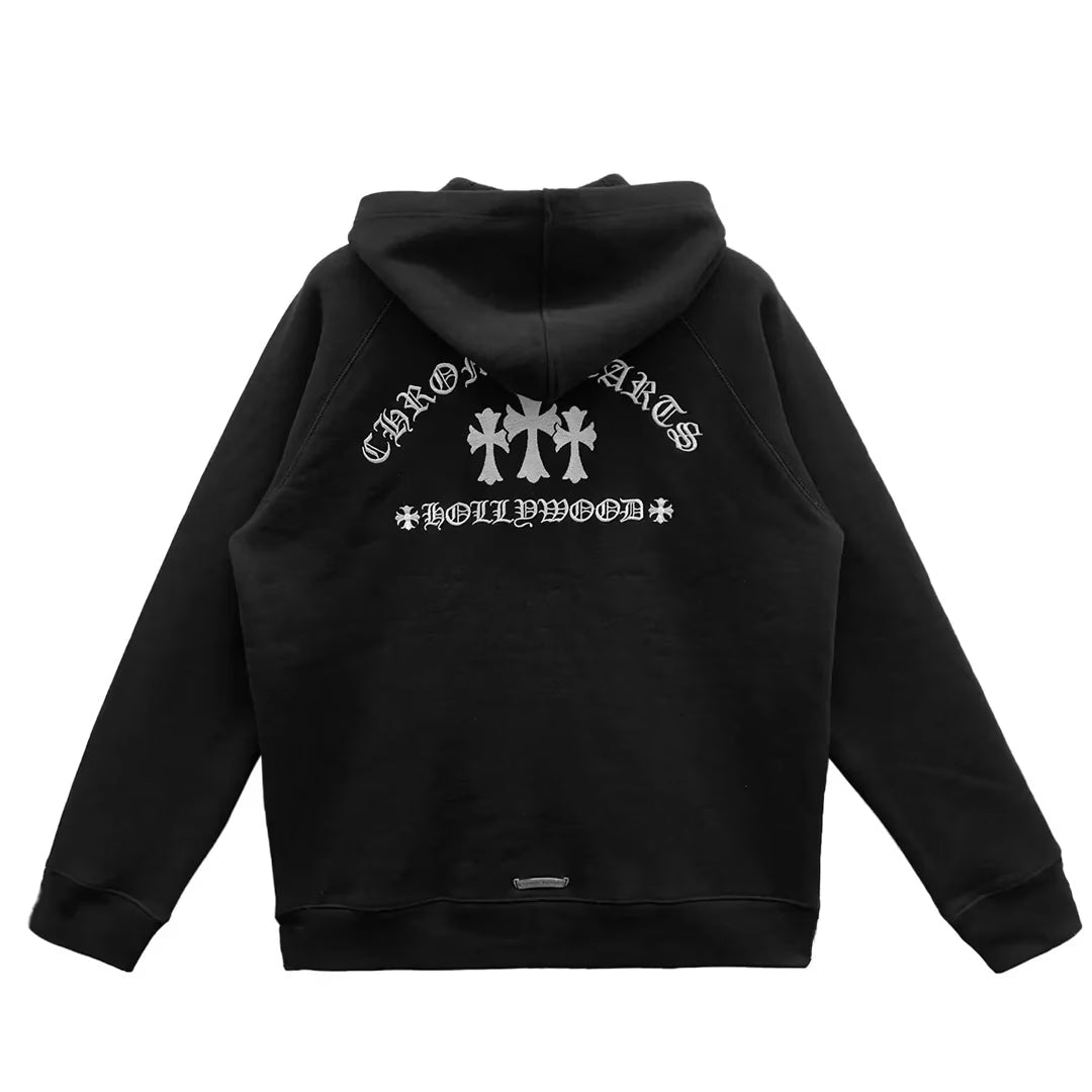 Cross Hoodie Black by Chrome Hearts