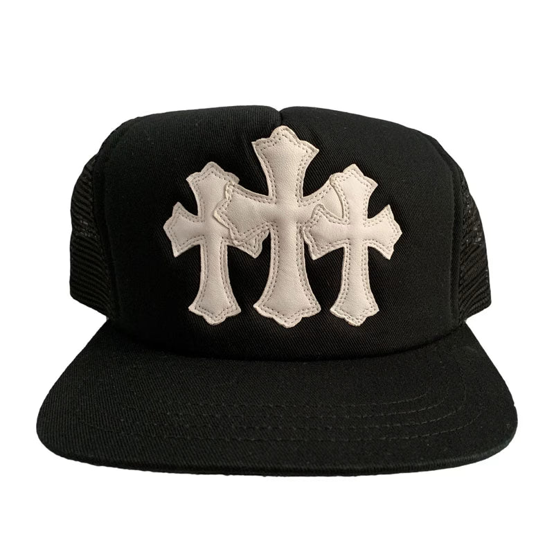 Cemetery Trucker Black Hat by Chrome Hearts