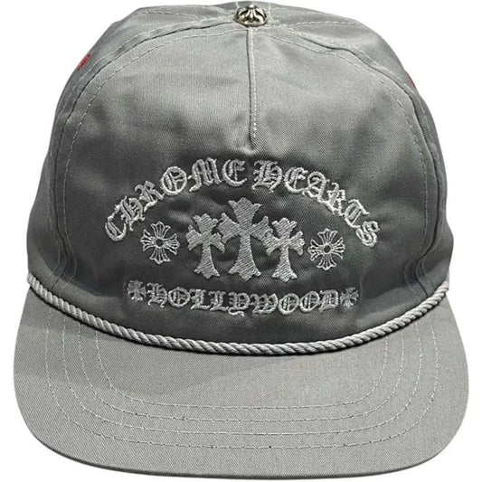 Gas Station 5 Panel Hat Grey by Chrome Hearts