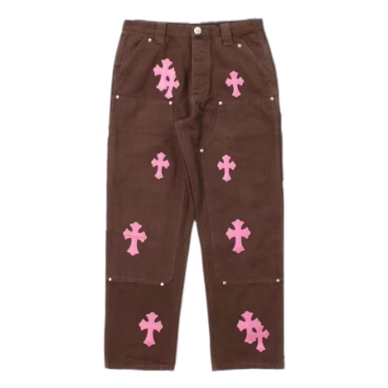 Style Brown Carpenter Pants by Chrome Hearts
