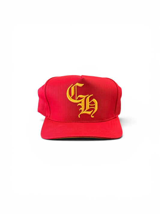 Baseball Hat Red by Chrome Hearts