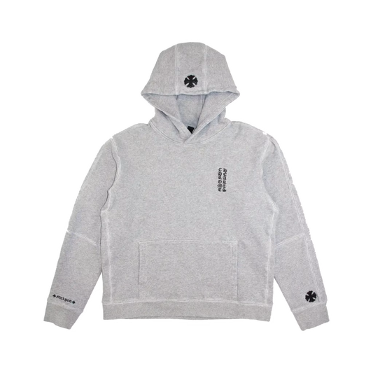 Leather Patch Fuck You Hoodie by Chrome Hearts