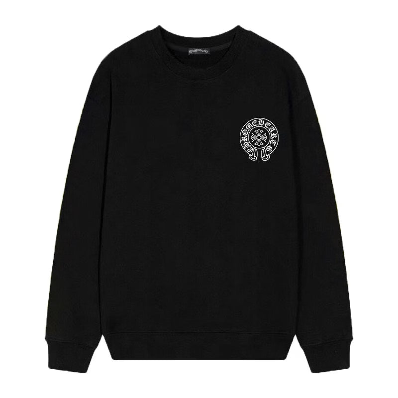 Cross Horseshoe Sweatshirt – Black by Chrome Hearts
