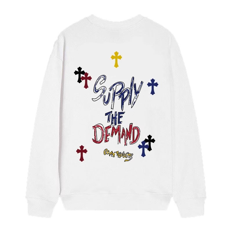 Supply The Demand  Sweatshirt – White by Chrome Hearts