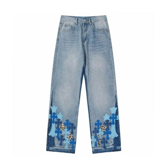 Criss Cross Bootcut Jeans by Chrome Hearts