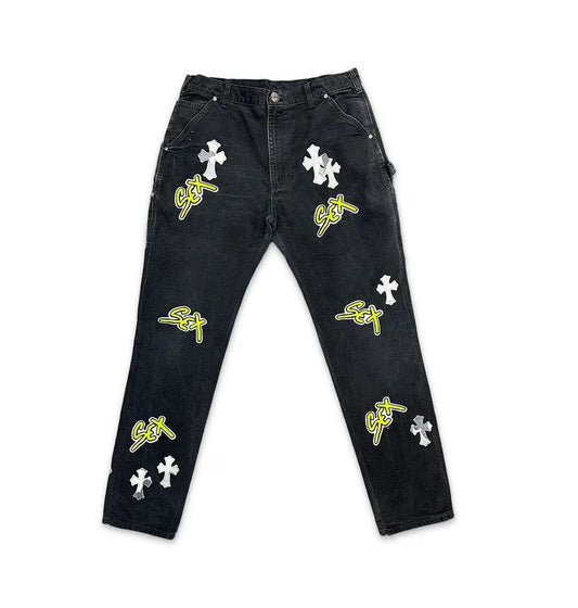 Sex Records Carpenter Pants by Chrome Hearts